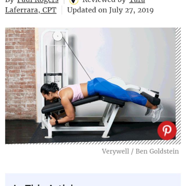 Hamstring Machine - Exercise How-to - Workout Trainer by Skimble