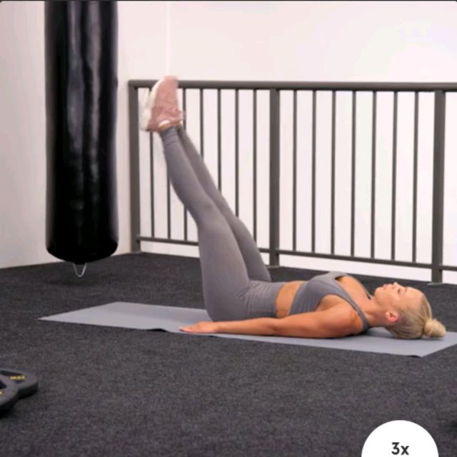 Leg Raise by Elena Plaxienco Exercise Howto Skimble