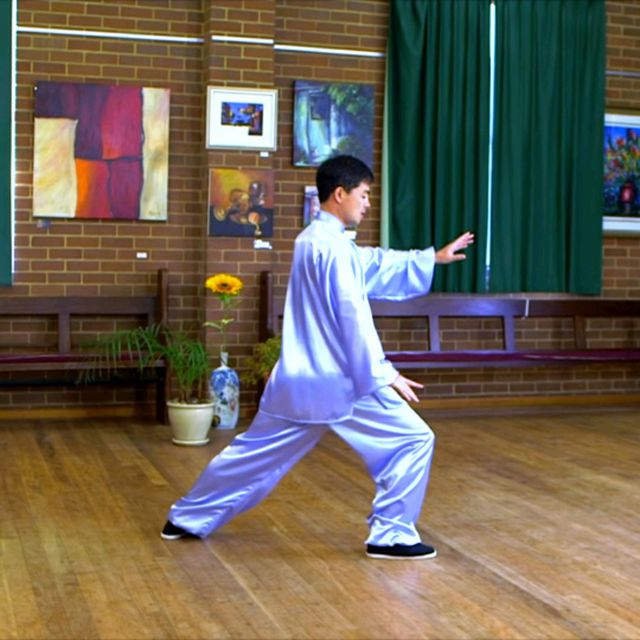 Brush Knee and Twist Step Form 4 Exercise Howto Workout Trainer