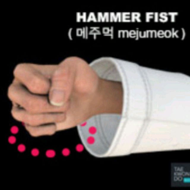 Hammer Fist Down Strike • Mejumeok Naeryo Chigi Right Exercise How