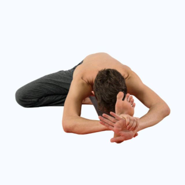 Seated Forward Fold • Janu Sirsasana B Exercise Howto Workout