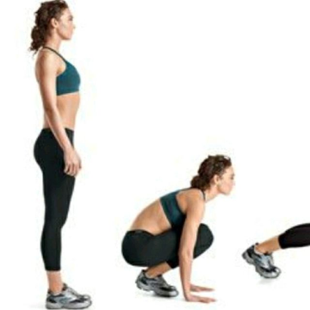 Squat Thrusts (original Burpee) Exercise Howto Skimble