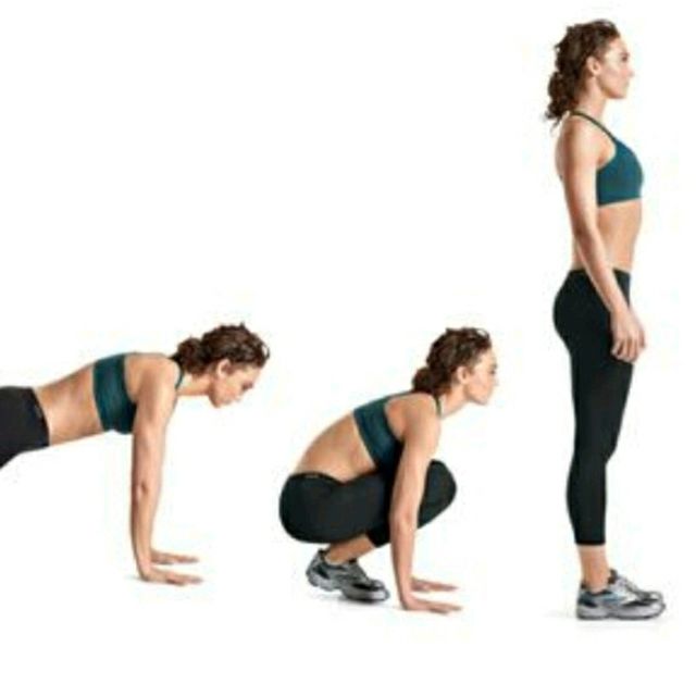 Squat Thrusts (original Burpee) Exercise Howto Skimble