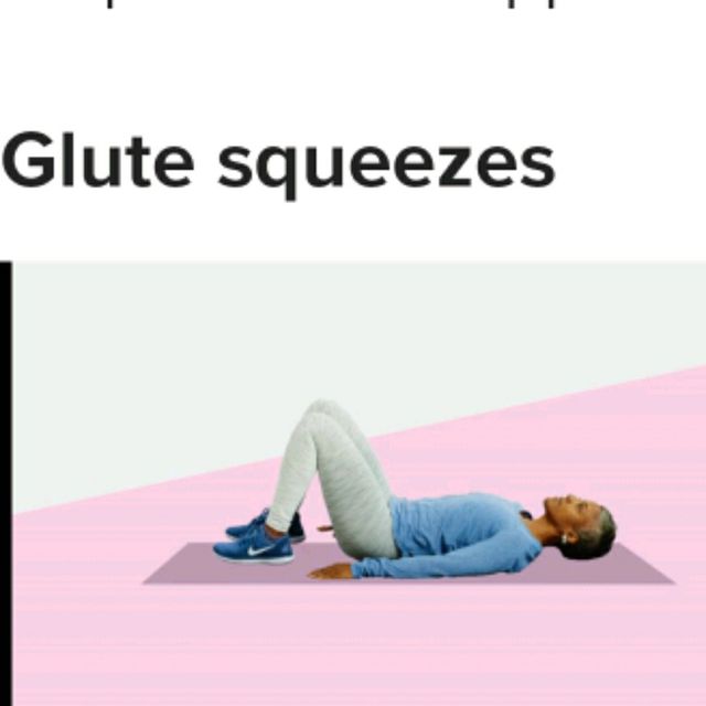 Glute Squeezes Exercise Howto Workout Trainer by Skimble