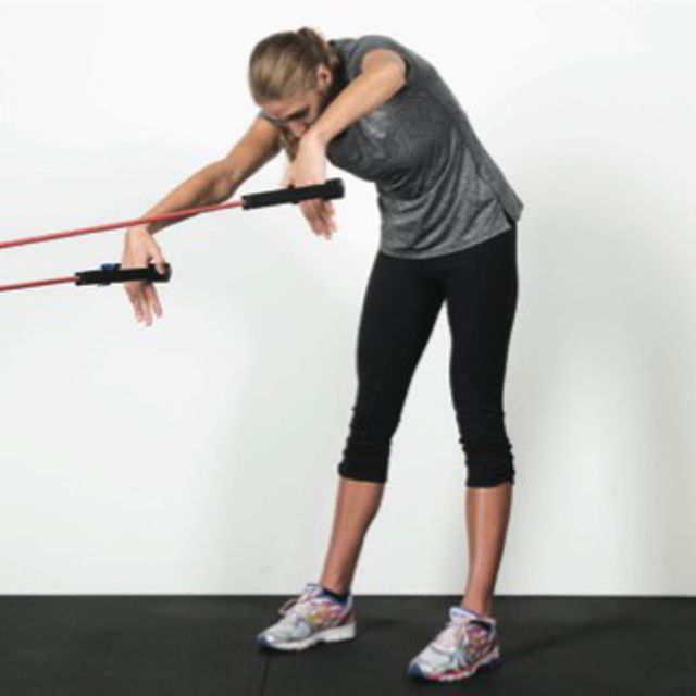 Stretch Cord Freestyle Exercise Howto Workout Trainer by Skimble