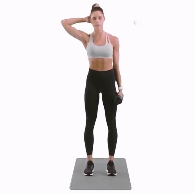 Standing Side Bend Exercise Howto Workout Trainer by Skimble