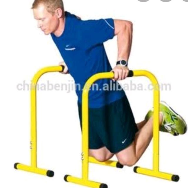 Parallel Bar Dips Exercise Howto Workout Trainer by Skimble