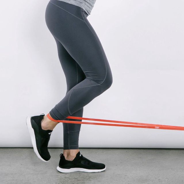 Stretch Cord Right Leg Cycle Exercise Howto Skimble