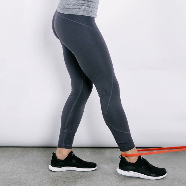 Stretch Cord Right Leg Cycle Exercise Howto Skimble