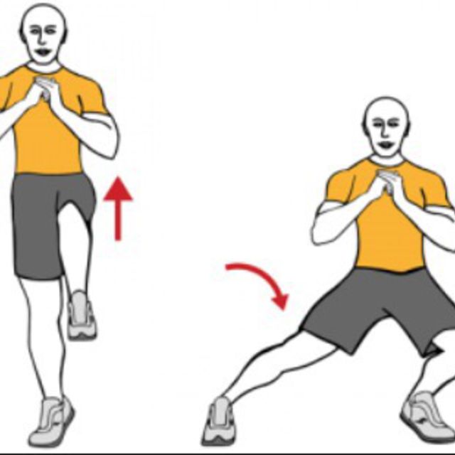Alternating Lateral Lunges by Rafael Jimenez Maiquez Exercise Howto