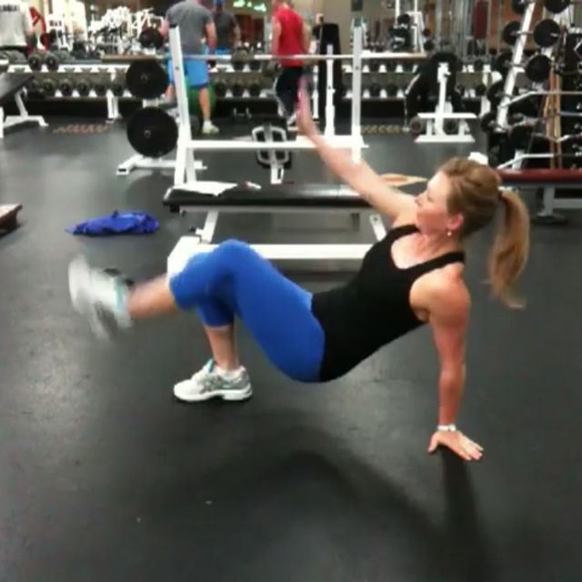 Crab Toe Touch Exercise Howto Workout Trainer by Skimble