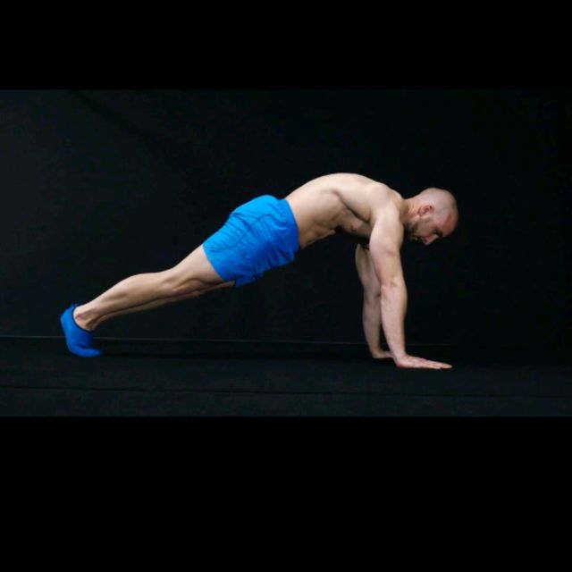 Push Up Shrugs Exercise Howto Workout Trainer by Skimble