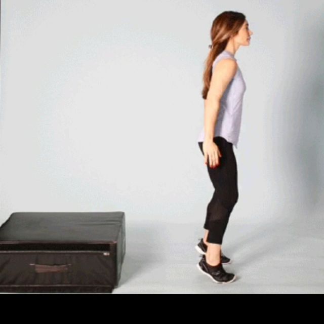 Depth jump plus jump Exercise Howto Workout Trainer by Skimble