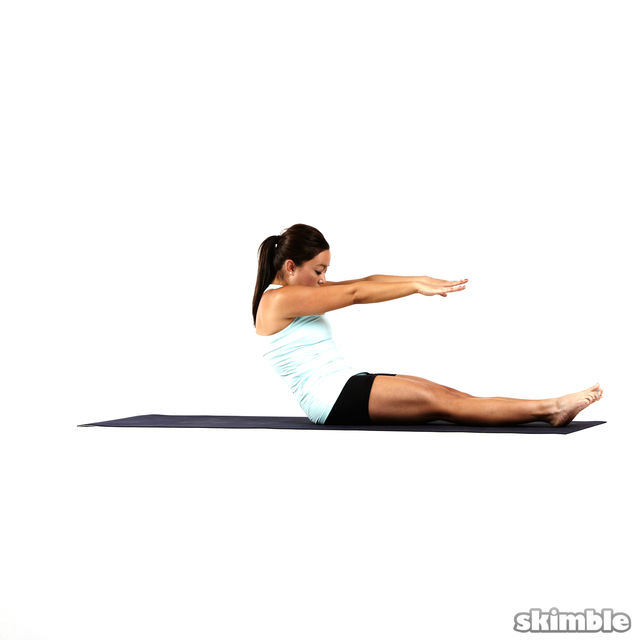 Roll Ups Exercise Howto Workout Trainer by Skimble