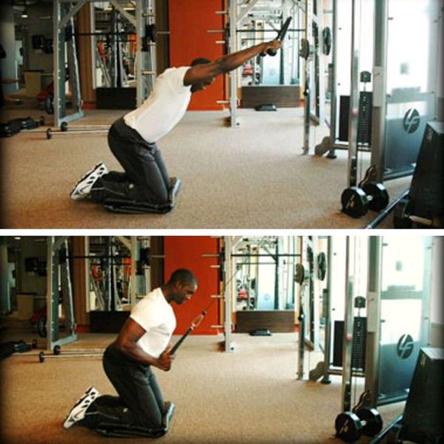 J Rope Pulldown Exercise Howto Workout Trainer by Skimble