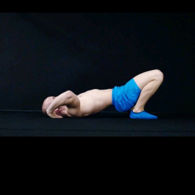 Back Bridge Push Ups Exercise Howto Workout Trainer by Skimble