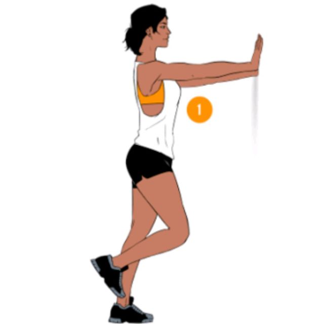 Single Leg Calf Raises (Right) Exercise Howto Workout Trainer by