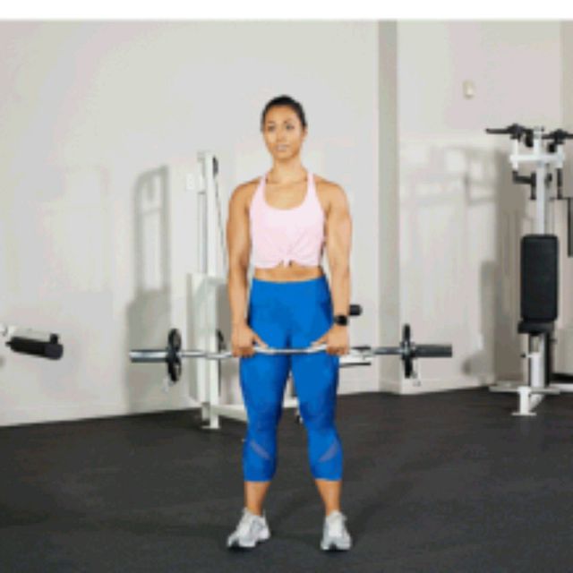 Upright Row With Bar by Odin S. Exercise Howto Skimble