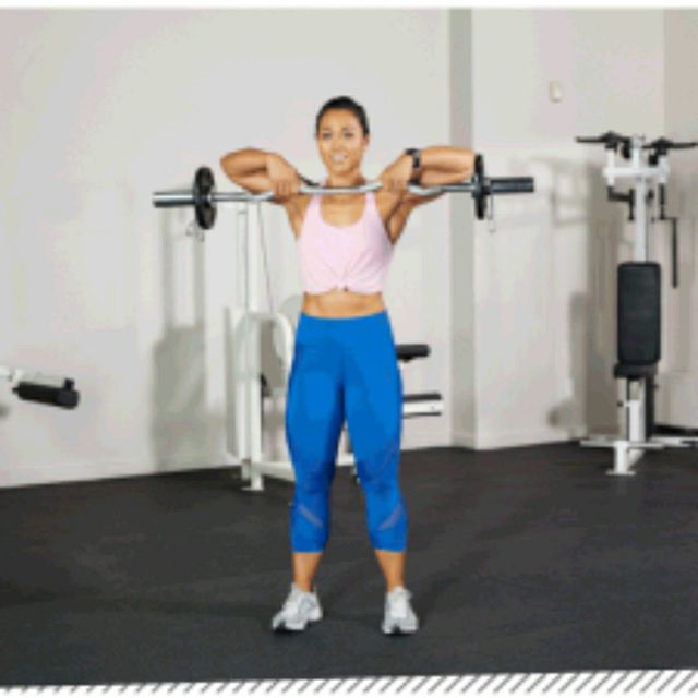 Upright Row With Bar by Odin S. Exercise Howto Skimble