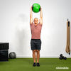 Medicine Ball Side Step Squat to Press