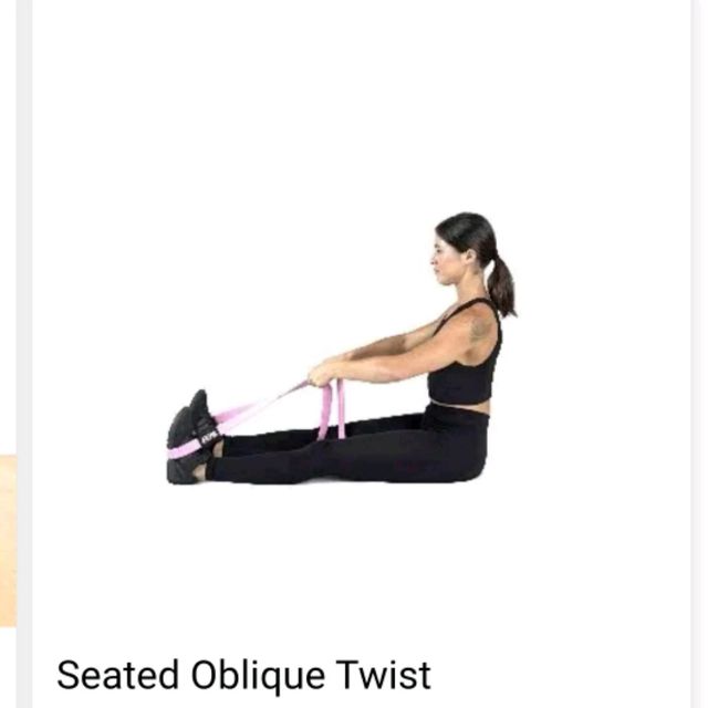 Seated Oblique Twist by Tanya M Exercise Howto Skimble