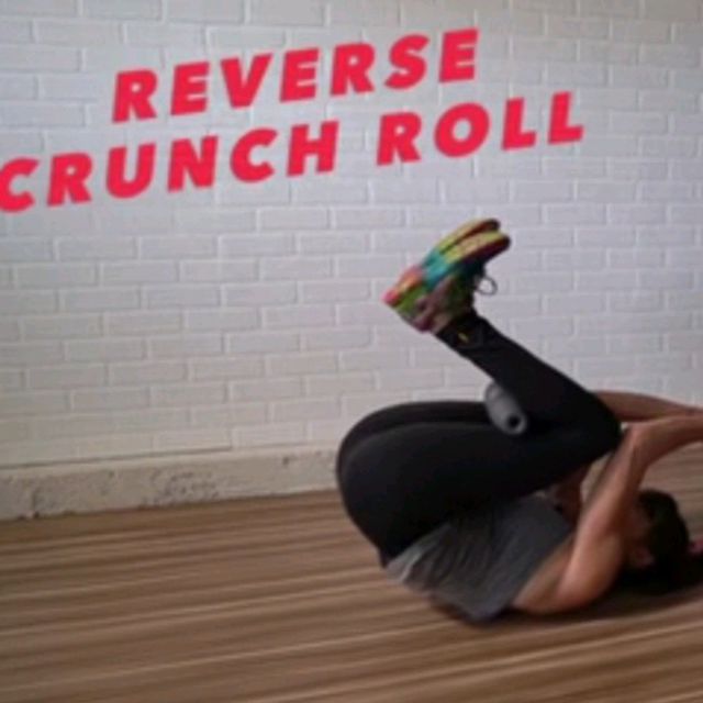 Reverse Crunch Roll by Chan Y. Exercise Howto Skimble