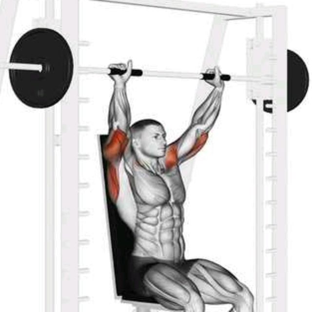 Shoulder Press Smith Mashine by Zsolt Dobroczki Exercise Howto Skimble