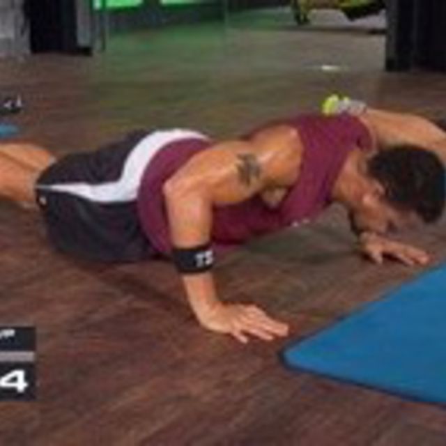 Push Up Jacks Exercise Howto Workout Trainer by Skimble