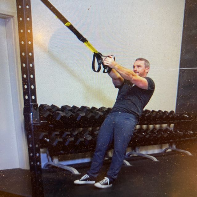 TRX Trunk Twists Exercise Howto Workout Trainer by Skimble
