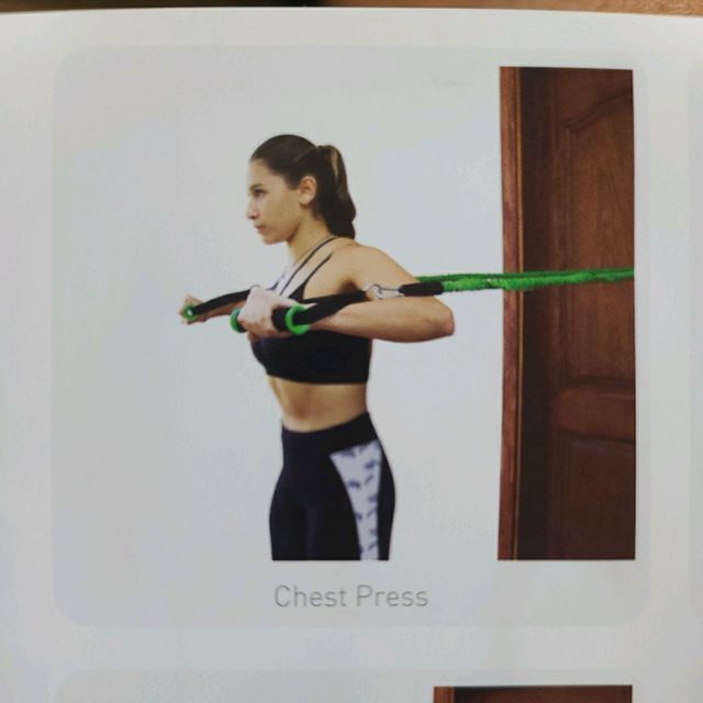 Chest Press Resistance Band by Paul Woody Exercise Howto Skimble