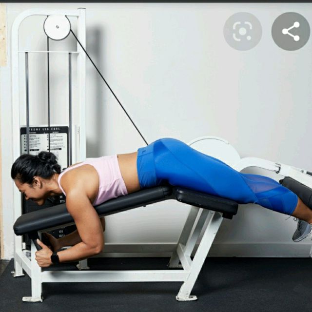 Lying Leg Curl by Martel Berry Exercise Howto Skimble