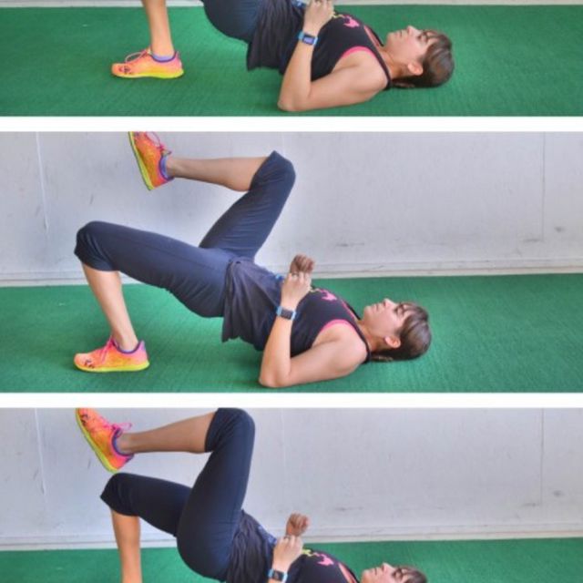 Glute Bridge With Toe Tap by ꧁𝒩𝒶𝓉𝒽𝒶𝓁𝒾ℯ ꧂ ℒ𝒾𝓉𝒶𝓁𝒾ℯ𝓃 Exercise Howto