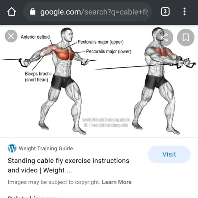 Cable Fly Exercise Howto Workout Trainer by Skimble