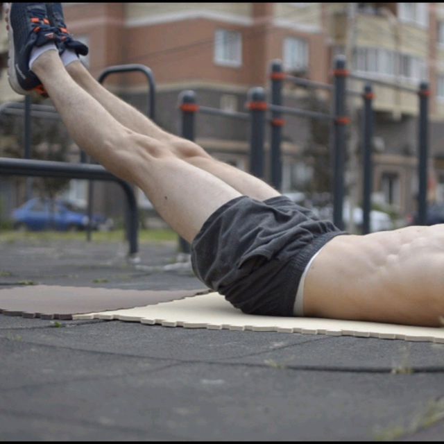 Hollow Body Leg Raises (Half Range) Exercise Howto Workout Trainer