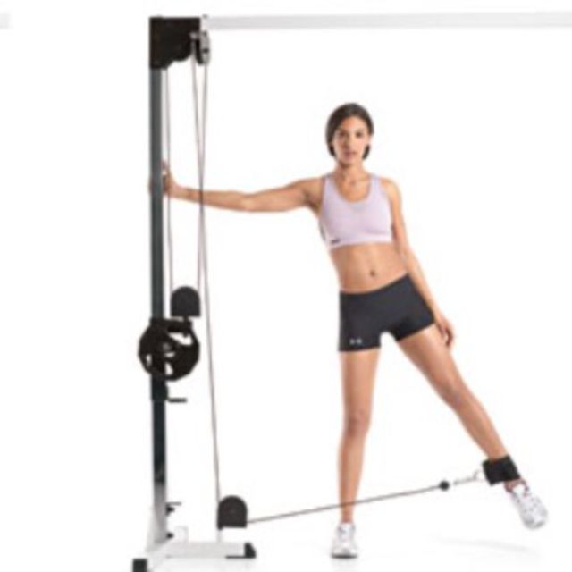 Cable Lateral Leg Raise (Left) by Maranda A. Exercise Howto Skimble
