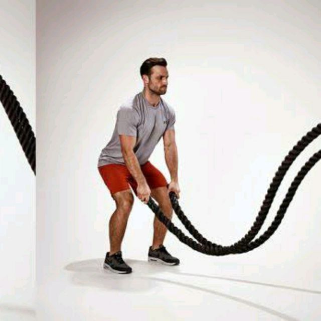 Battle Ropes by Fawwaz Sathaar Exercise Howto Skimble