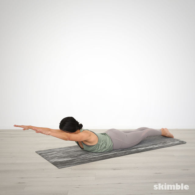 Prone Rocker Exercise Howto Skimble Workout Trainer