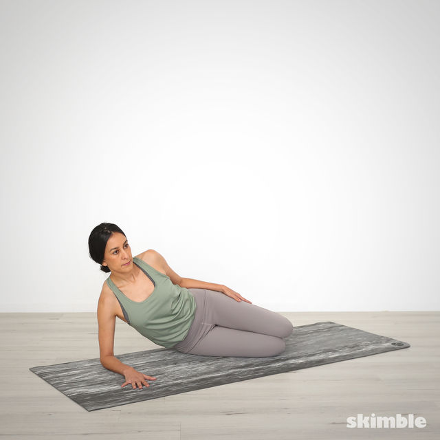Side Plank Clamshells Exercise Howto Workout Trainer by Skimble