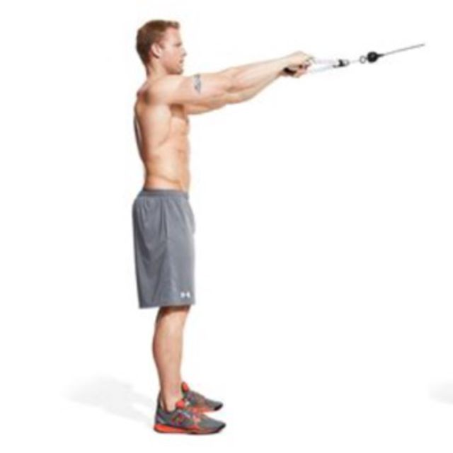 Cable Face Pull Exercise Howto Workout Trainer by Skimble