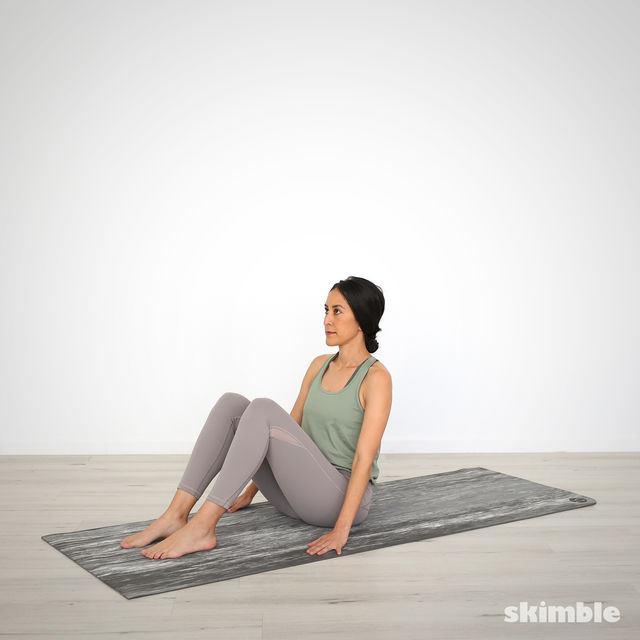 Knee Hugs Exercise Howto Skimble Workout Trainer