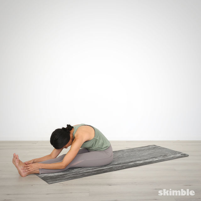 Straight Back Rowing with Curl Exercise Howto Skimble