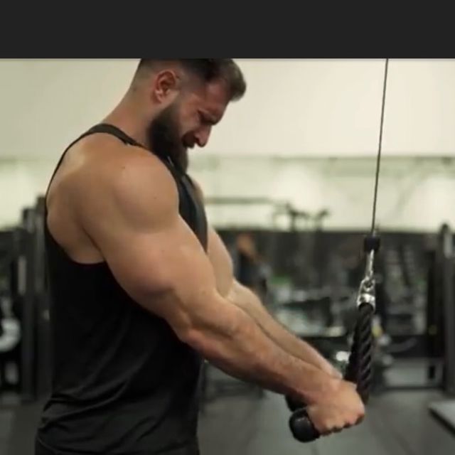 Tricep Pulldowns by Stephanie Franklin Exercise Howto Skimble