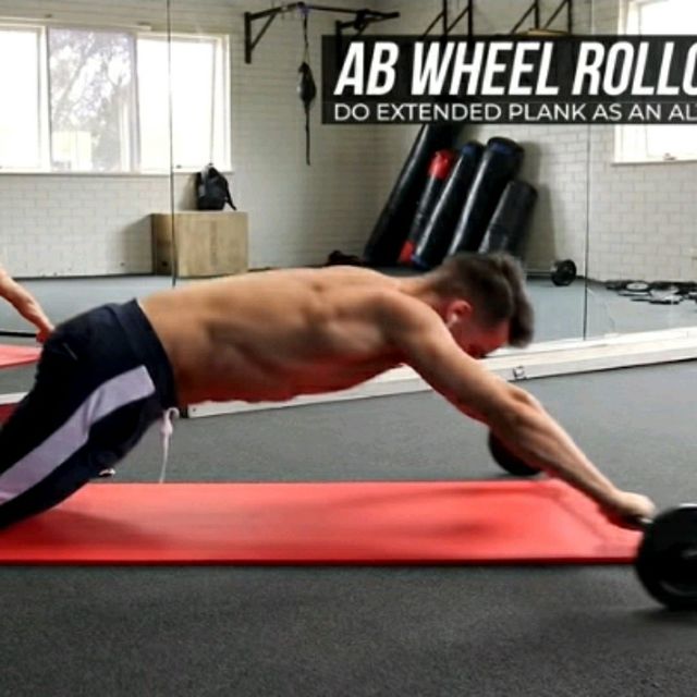 Ab Wheel Rollout by Martel Berry Exercise Howto Skimble