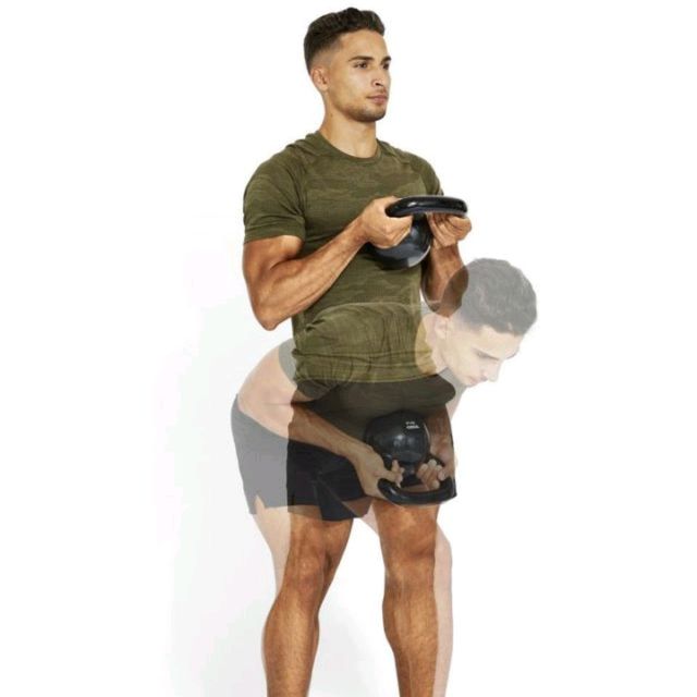 Kettlebell Good Mornings by Alonzo Brown Exercise Howto Skimble