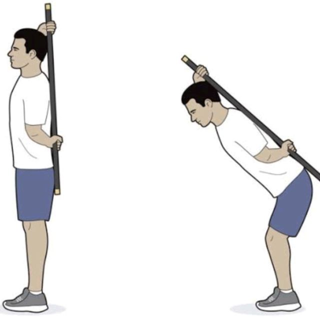 Hinge With Pole Against Wall by Vincent H. Exercise Howto Skimble