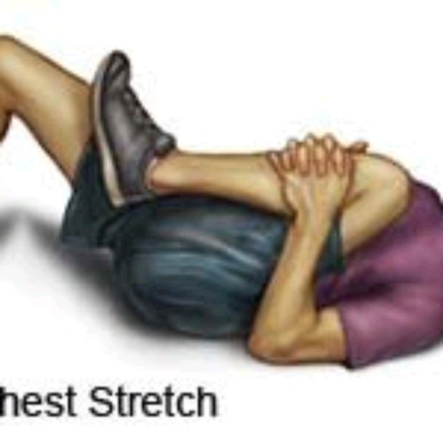Knee To Chest Stretch by Amy Exercise Howto Skimble