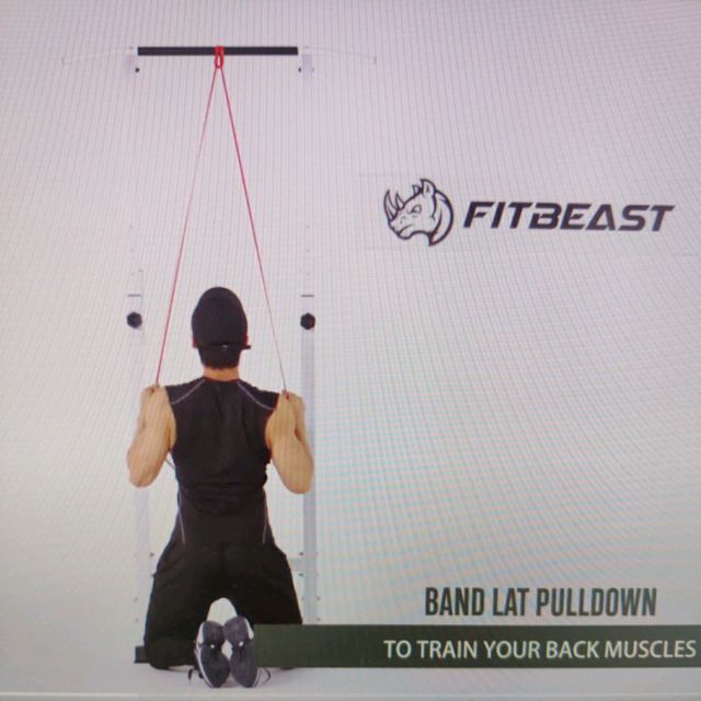Band Lat Pulldown by Dan S. Exercise Howto Skimble