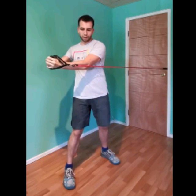 Horizontal Band Woodchop by Francisco Perez Ejercicio Cómo hacerlo