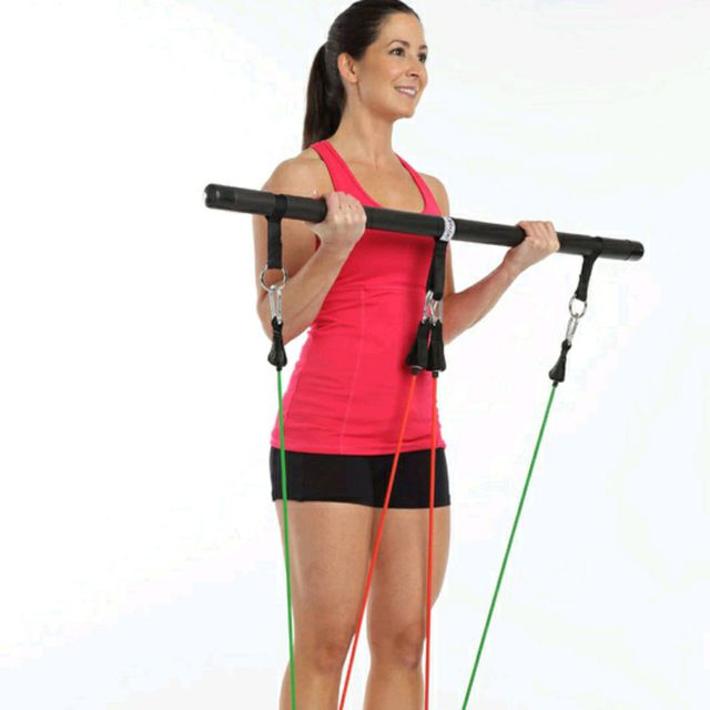 Resistance Bar Bicep Curl by Brittany D. Exercise Howto Skimble