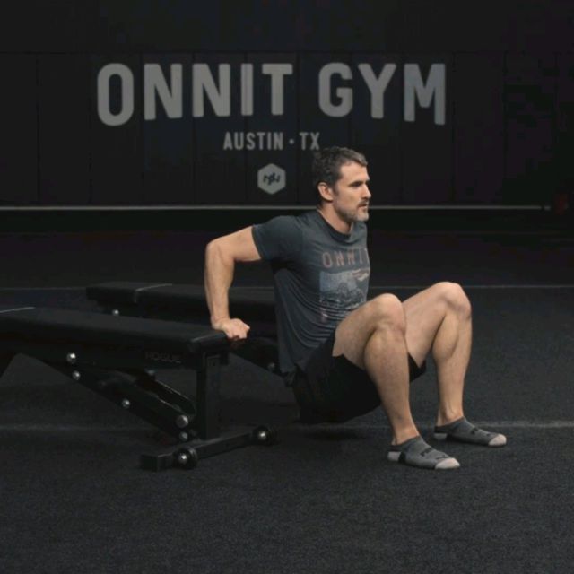 1.5 Rep BetweenBench Bodyweight Dip Exercise Howto Workout